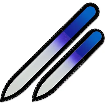 Přípravek na nehty Mont Bleu Sada 2 barevných skleněných pilníku R-MS04