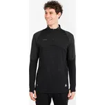 KIPSTA Fotbalová mikina CLR se zipem u krku pro dospělé 2XL ČERNÁ|ŠEDÁ