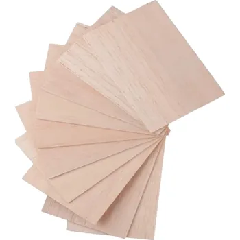 Výtvarná sada 5 ks balsové dřevěné desky 300x100x4 mm Silné obdélníkové pláty Přírodní materiál pro modelářství Kutilské DIY řemeslné projekty dekorace
