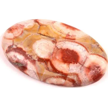 Přírodní kámen Kabošon Birds Eye Jaspis č.6295 (41x25x6mm)