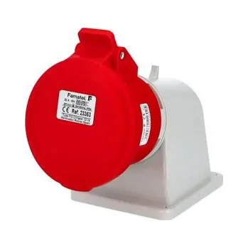 Elektrická zásuvka Famatel Zásuvka vestavná 23353 IP54/400V/32A/5P 6h, úhel 90° - SpeedPRO