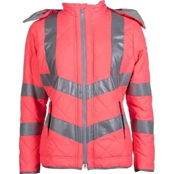 Dámská jezdecká bunda HKM Reflective pink (M)