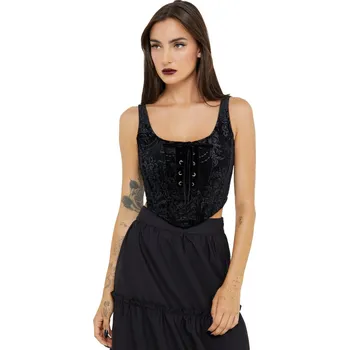 Korzet korzet dámský (top) KILLSTAR - Nightrein - Black - XL