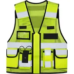 Korntex Sparta Reflexní síťovaná taktická vesta KX145 Signal Yellow XXL/4XL