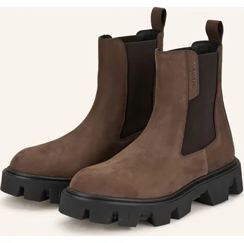 Pánské mokasíny Moncler Pánské Chelsea Boty Peak, tmavě hnědá, 43,5