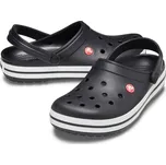Bačkory a přezůvky z Crocs - Crocband Clog - cerná/bílá