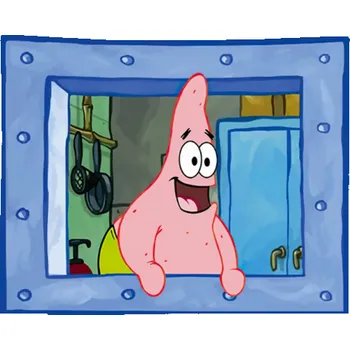 Samolepící dekorace Tapiserie na zeď Patrik Hvězda 90 x 150 cm Kreslená dekorace Barevné pozadí Ložnice Dětský pokoj Estetická látka Závěsný gobelín