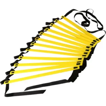 Tréninkový žebřík pro rychlost a koordinaci 1000 x 42 cm Sportovní pomůcka s nylonovými popruhy Přenosný vak Agility trénink