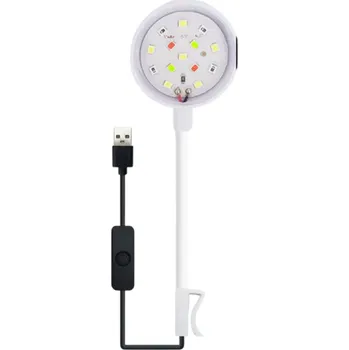 LED světlo do akvária Vodotěsné mini osvětlení pro vodní rostliny Příslušenství pro malá a dekorativní akvária 2–5 mm sklo bílá