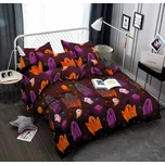 Povlečení z mikrovlákna SPOOKY SOIREE černé Rozměr povlečení: 2 ks 70 x 80 cm | 160 x 200 cm, 140x200 / 70x90 cm, 200x220 + 2 polštáře 70x90 cm