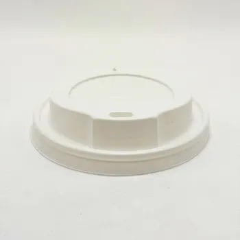 Jednorázové nádobí Wepack Víčko PS bílé s otvorem na kelímek papírový 90mm 10 bal x 100 ks