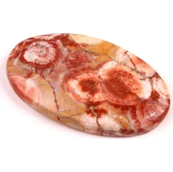 Přírodní kámen Kabošon Birds Eye Jaspis č.6298 (44x26x6mm)