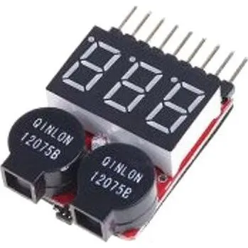 RC náhradní díl Ostatní Tester Li-Po baterií s výstrahou 8čl - alarm