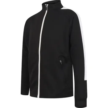 Chlapecká mikina Finden+Hales Dětská sportovní mikina LV873 Black-White 7-8 years