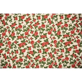 Výtvarná sada Keramický přenosový papír pod glazurou 53x37 cm s červeným růžovým květinovým vzorem vysokoteplotní tradiční papír pro dekoraci keramiky