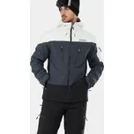 FUNDANGO Pánská lyžařská bunda Privet 2XL ČERNÁ|ŠEDÁ