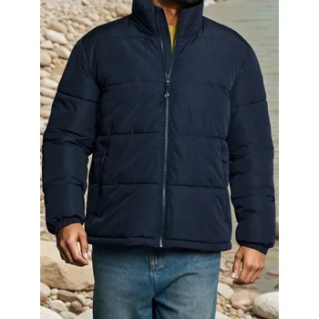 Pánská bunda Sinsay - Bunda puffer - námořnická modrá - 262EU-59X - 262EU-59X-XL