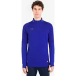 KIPSTA Fotbalová mikina CLR se zipem u krku S MODRÁ