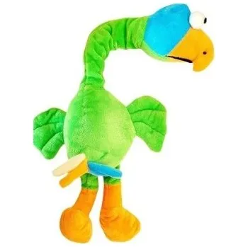 Hračka pro psa Plyšová pískací hračka pro psy odolná proti kousání interaktivní hra s veselým zvukem pro malé i velké psy zelená