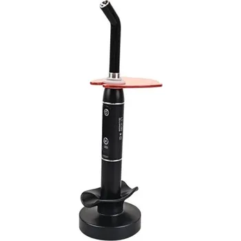 Zubní nit Bezdrátová LED dentální fotopolymerizační lampa pro vytvrzování pryskyřic Profesionální zubní nástroj s lithium-iontovou baterií černá