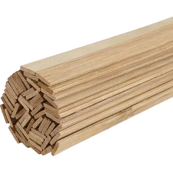 Bambusové plátky 10 ks 2 x 10 x 200 mm Přírodní bambusové pásky pro ruční výrobu Modelářství Dekorace DIY Řemeslné potřeby