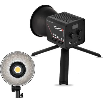 Studiové světlo ZGRL60 LED Video Světlo Bi-Color COB Fotografické Studiové Světlo 60W, 2500K-7500K