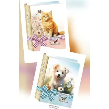 Bonboniéra Masha Bonboniéra kniha Pejsek, kočička 85g New