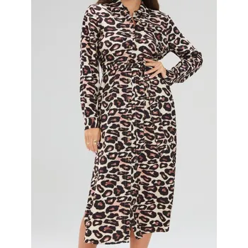 Dámské šaty Sinsay - Vzorované šaty - vícebarevná - 651FI-MLC - 651FI-MLC-S