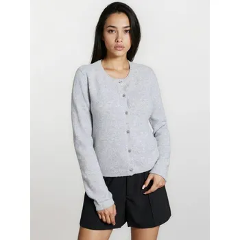 Dámský svetr Sinsay - Hladký kardigan - šedá - 236GT-09M - 236GT-09M-XL