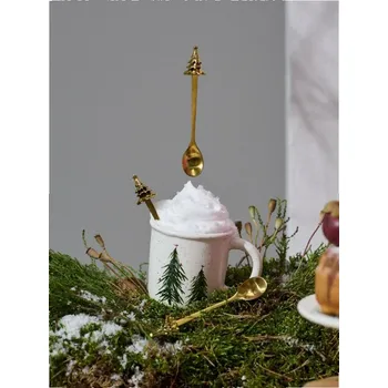 Příbor Sinsay - Sada lžiček 4 balení - zlatá - 395GV-GLD - 395GV-GLD-ONE