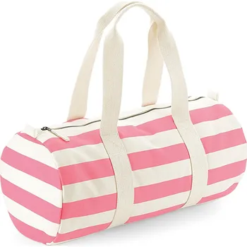 Městský batoh Westford Mill Bavlněná taška WM688 Natural-Pink 50 x 25 x 25 cm