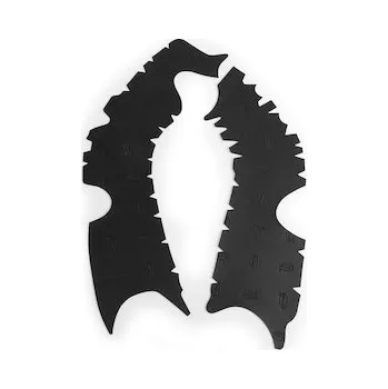 gumové protektory rámu Honda, VIBRAM (sada, černá)