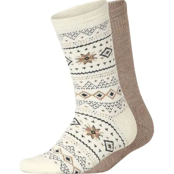 Dámské ponožky esmara® Dámské termo ponožky, 2 páry (krémová/béžová, 39-42)