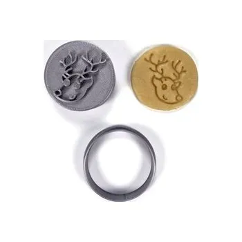 Razítko Hlava soba razítko s vykrajovátkem