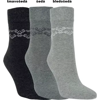 Dámské ponožky Dámské ponožky Astrid - 35-38 / světle šedá