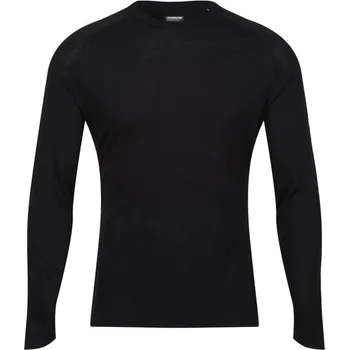 Běžecké oblečení Inov-8 Běžecké tričko INOV8 MERINO LS T-SHIRT M - černá Velikost textilu: S