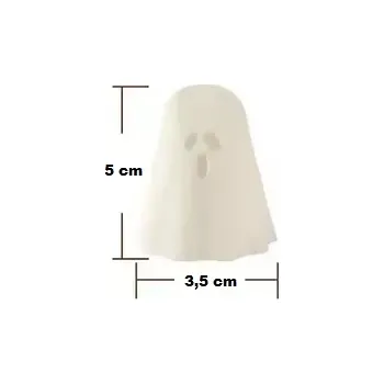 Forma na odlévání Silikonová forma na mýdlo a svíčky - Halloweenský duch