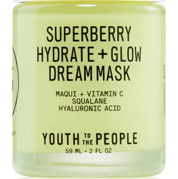 Péče o oční okolí Youth To The People Superberry Hydrate + Glow Dream Mask maska pro rozjasnění a hydrataci 59 ml