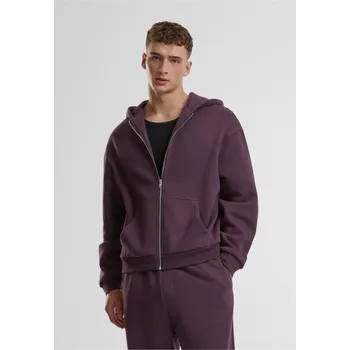 Pánská mikina Fluffy Zip Hoody - plumpurple XS