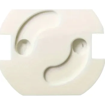 Bezpečnostní kryt na zásuvku pro děti s otočným zámkem 1 ks ochrana před úrazem proudem a prachem