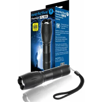 Svítilna LED ruční svítilna 600 lumenů FL600 dioda CREE XM-L2