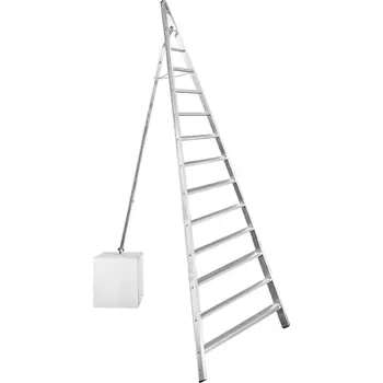 Žebřík Svelt AGRILUXE Třínohý žebřík s teleskopickou zadní nohou - 12 stupňů