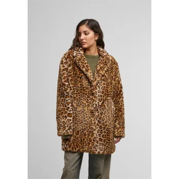 Dámská větrovka Ladies Oversized Faux Fur Leo Coat M
