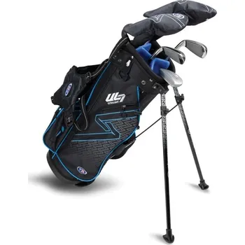 Golfový set U.S. KIDS GOLF U.S. Kids UL7-48 (122CM) 5 Club Stand Set W20 Černo/Modrý Bag Strana: RH