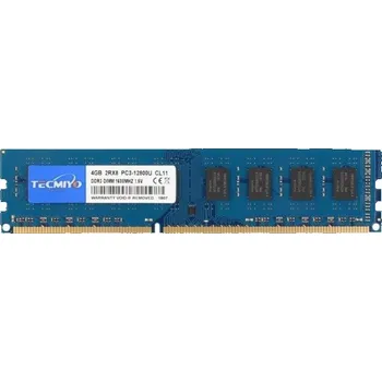 Externí pevný disk TECMIYO DDR3 4GB 1333MHz Desktop DIMM RAM Modul 1.5V 2RX8 Bez ECC Modrá Operační Paměť pro Stolní Počítače Spolehlivý Stabilní Výkon