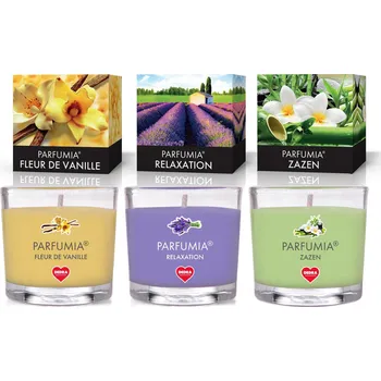 Svíčka LEGENDS | sada 3 votivních svíček A | PARFUMIA® | 3×55 ml Dedra