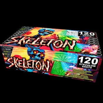 Zábavní pyrotechnika JORGE Sada 120 ran F2 SKELETON - Sada 120 ran CB104