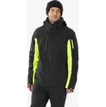 WEDZE Pánská lyžařská a snowboardová bunda velmi prodyšná nepromokavá JKT 900 S ČERNÁ|ŽLUTÁ