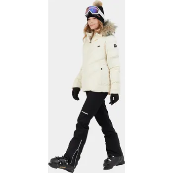 Sportovní oblečení FUNDANGO Dámská lyžařská bunda Elyra Fur L BÍLÁ