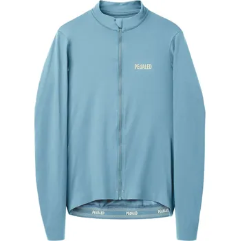 cyklistický dres PEdALED Element Long Sleeve Jersey - light blue L